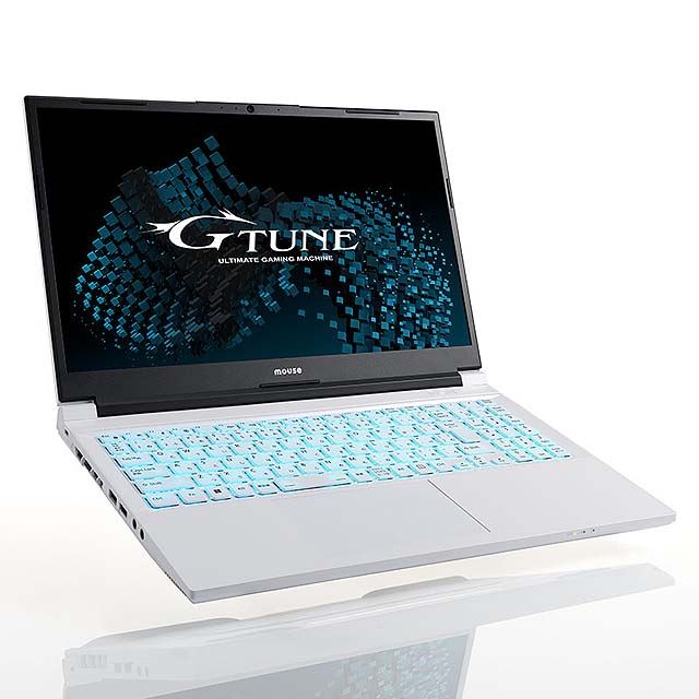 G-Tune、初のホワイトカラーを採用した15.6型ゲーミングPC「G-Tune P」 - 価格.com