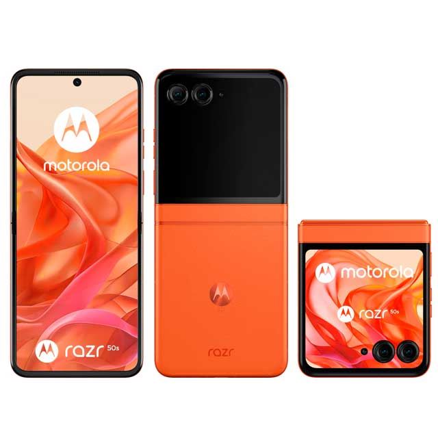 ソフトバンク、大型サブディスプレイ装備の折りたたみスマホ「motorola 