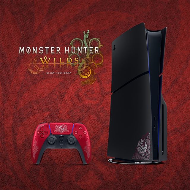 SIE、「モンハンワイルズ」デザインのPS5用ワイヤレスコントローラー  
