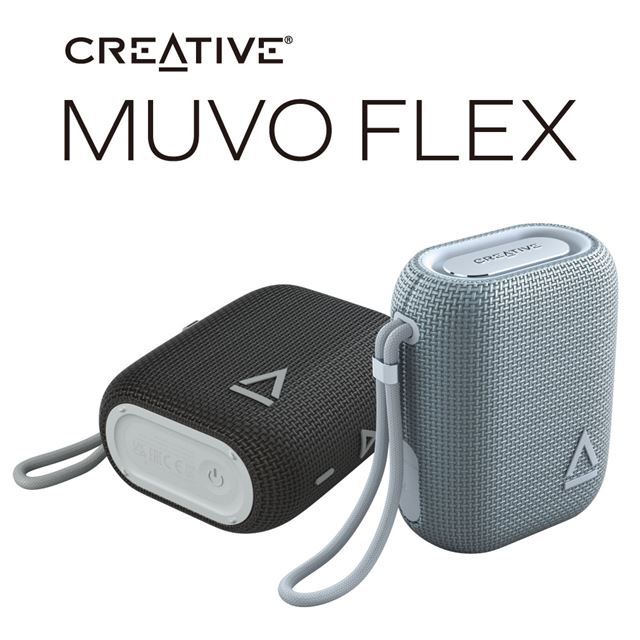 クリエイティブ、コンパクトな防水防塵Bluetoothスピーカー「Creative MUVO Flex」 - 価格.com