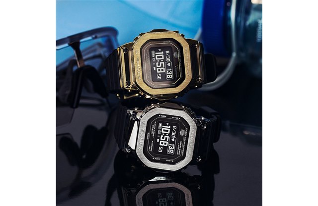 カシオ、G-SQUADからステンレスベゼル採用の心拍計搭載モデル「GM-H5600シリーズ」