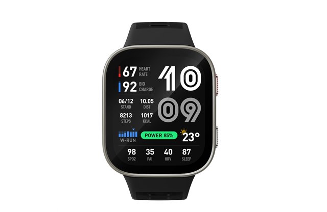 Amazfit、2.07型の大型AMOLEDやAI音声操作機能を備えたスマートウォッチ「Bip Max」