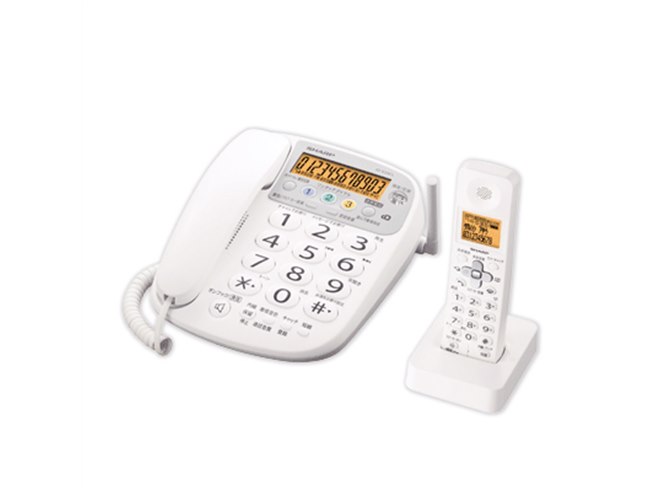シャープ 電話機 コードレス 親機コードレス 子機1台 JD-G56CL(中古品)