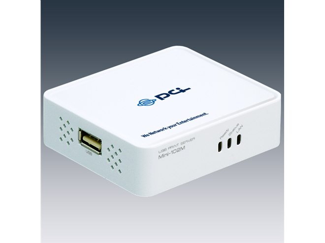 USBプリンタサーバー Mini-102MG Amazon | PLANEX 双方向通信対応 有線/無線 USBプリントサーバ