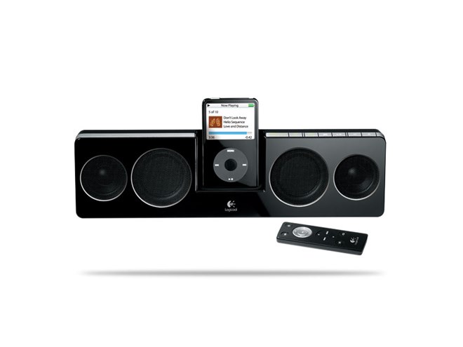 GENEVA iPod対応 スピーカー 黒 ロジクール、iPhone対応のコンパクト