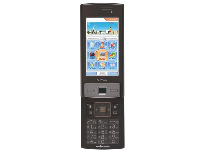 ドコモ、ウェルネスケータイ「SH706iw」を発売 - 価格.com