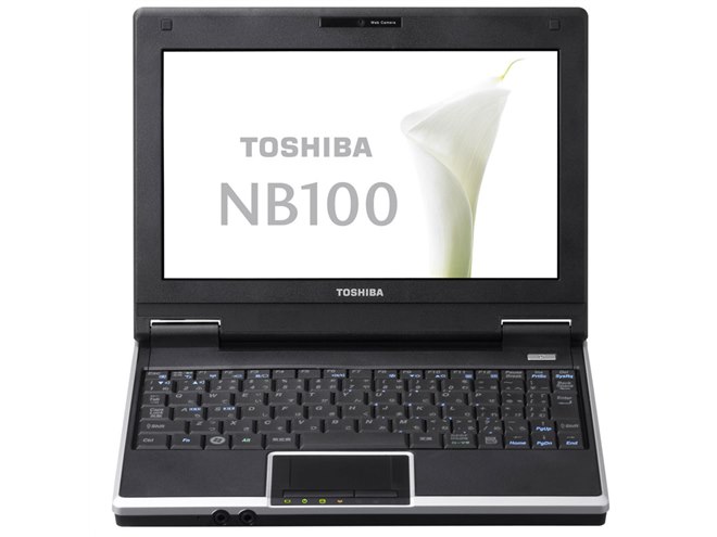 東芝、Atomを搭載したNetBook「NB100」 - 価格.com