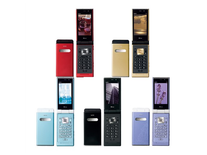 au、「フルチェンケータイ re」の新色&新モデル - 価格.com
