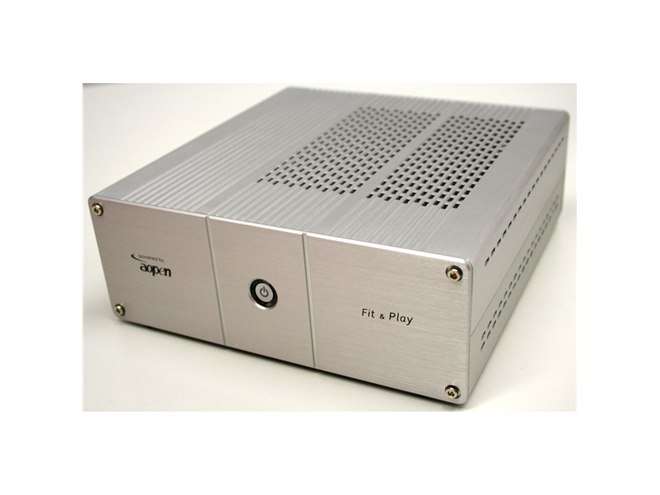 Aopen BB10 SILVER Atom 330搭載ベアボーンキット AOpen、Atom搭載ベアボーン「BB10 SILVER」 - 価格.com