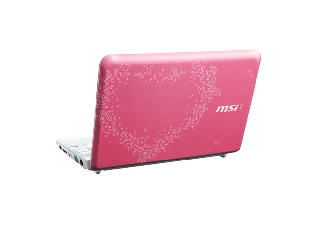 ピンク色小型ノート/カメラ/最新Win10搭載！DVD焼き/その他ソフト多数 MSI、NetBook「U100 Vogue」に限定カラーを追加 - 価格.com