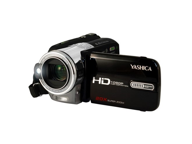 YASHICA HD ビデオカメラ本体 ブラック ヤシカ、ハイビジョンビデオ