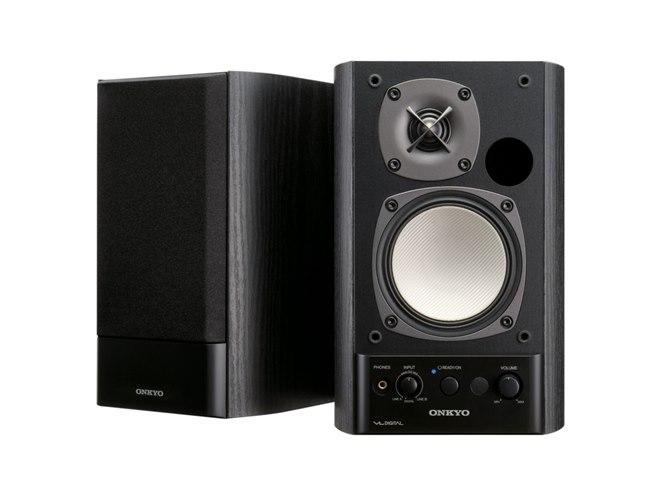 極美品ONKYO パワードスピーカーシステム　ペアスピーカー　GX-500HD Amazon.co.jp: ONKYO WAVIO パワードスピーカーシステム 40W+40W GX