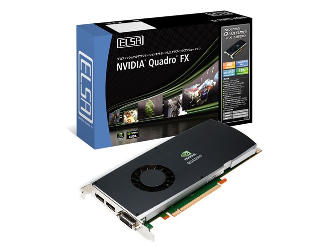 エルザ、ハイエンドVGA「Quadro FX 3800」など - 価格.com