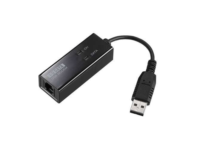 アイ・オー、USB接続対応小型アナログモデム - 価格.com