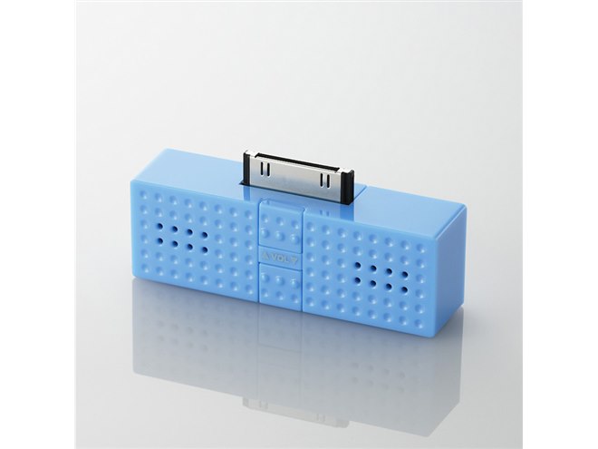 エレコム、iPod用ミニスピーカー「SOUNDBLOCK」 - 価格.com
