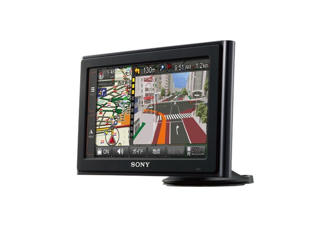 ソニー、6.1型液晶搭載携帯ナビ「nav-u NV-U3DV」 - 価格.com