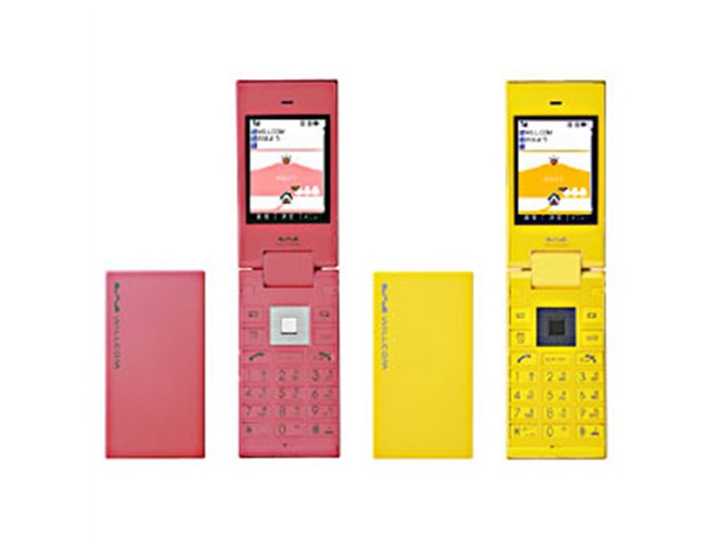 ウィルコム、「WILLCOM 9」にピンクとイエロー - 価格.com