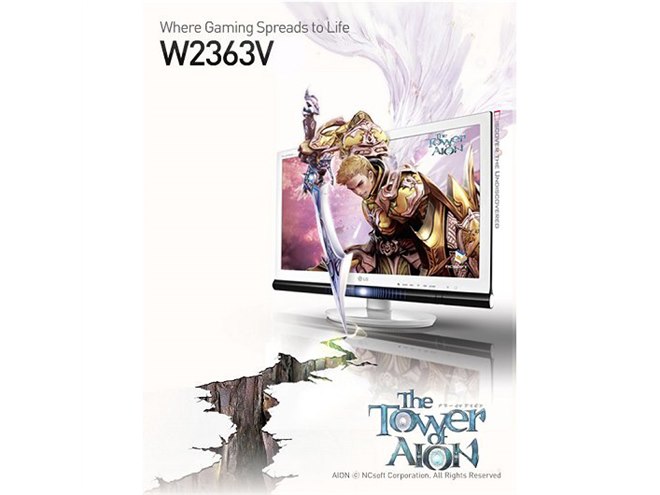 LG W2363DV 23インチ ゲーミングモニター LG、「The Tower of AION」推奨の23型フルHD液晶 - 価格.com