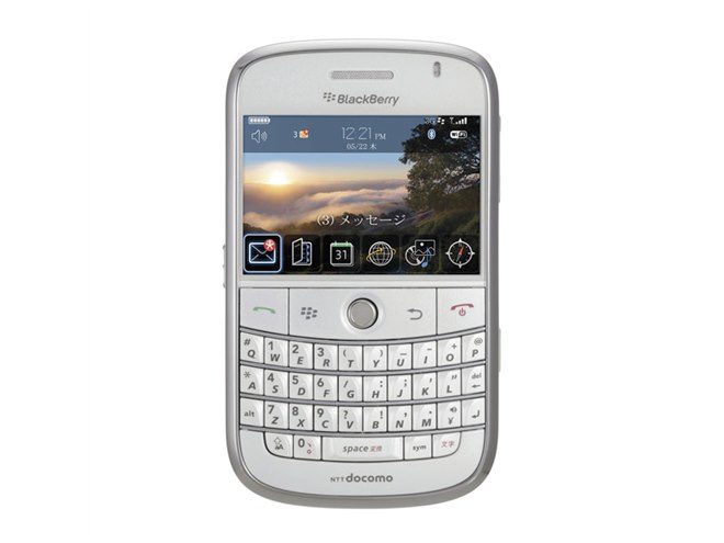 BlackBerry Bold ホワイト NTT docomo ドコモ、「BlackBerry Bold」に新色ホワイト追加 - 価格.com
