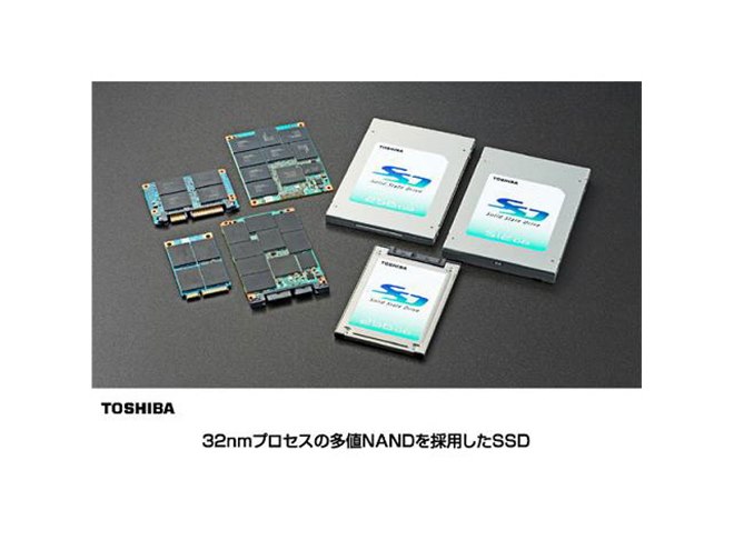 東芝、32nmプロセスの多値NAND採用のSSD - 価格.com