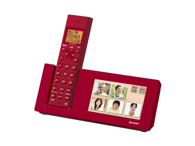 シャープ 電話機 インテリアホン JD-4C2CL-P [ピンク系] i8my1cf シャープ、スマートフォンの発信や着信が子機で操作できる