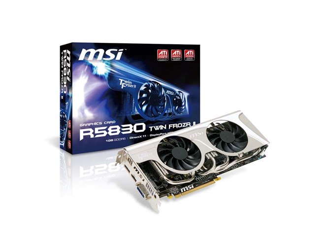 MSI、Radeon HD 5830を搭載するVGA - 価格.com