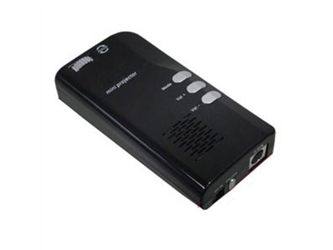 小型LEDプロジェクター ポータブル LED プロジェクター ホワイト 楽天