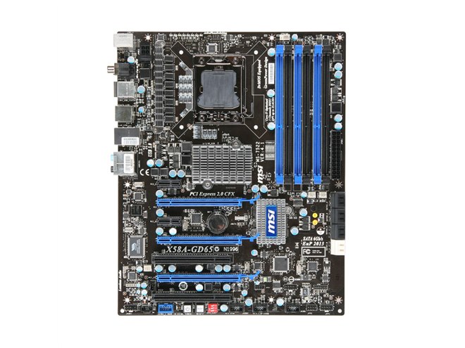 MSI、X58搭載のLGA1366用ATXマザー「X58A-GD65」 - 価格.com