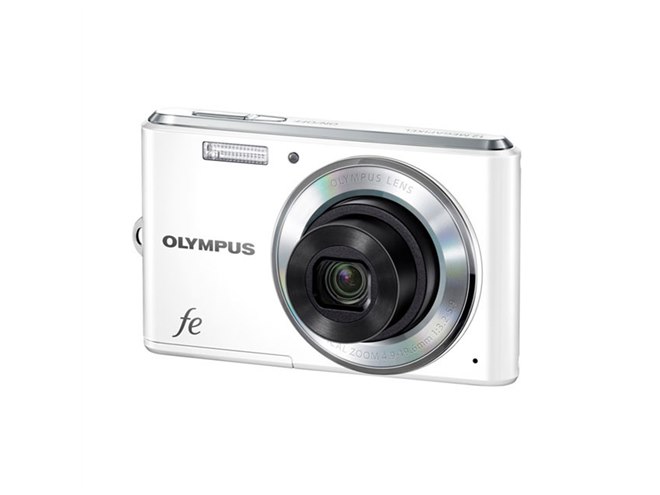 【美品】OLYMPUS FE-4050 ホワイト コンパクトデジタルカメラ オリンパス ニュースリリース： 4倍ズーム、トレンドカラーのスリム