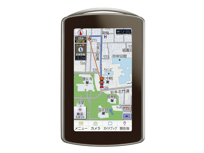 パナソニック、旅行向けポータブルナビ「旅ナビ」 - 価格.com