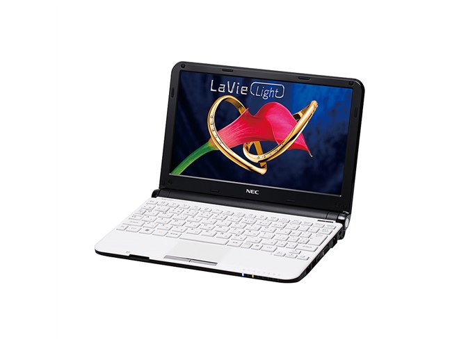 NEC ノートパソコン　LaVie Light Windows7 動作確認済み 美品！ 電源アダプター付 NEC小型ノートパソコン LaVie Light BL350⁄A