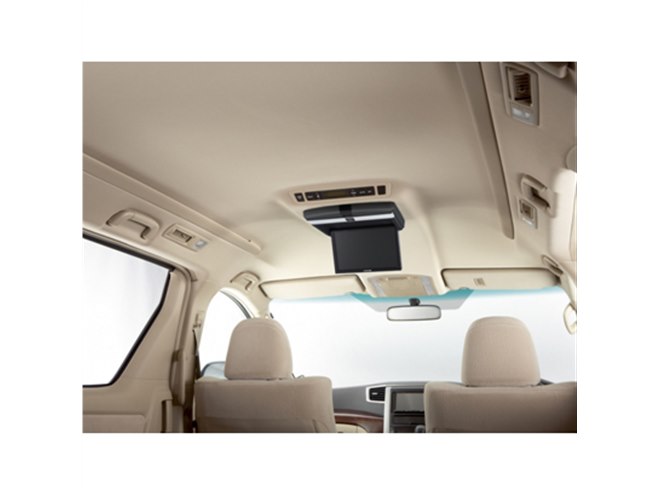 アルパイン、LED採用の天井吊下げ型車載モニター - 価格.com