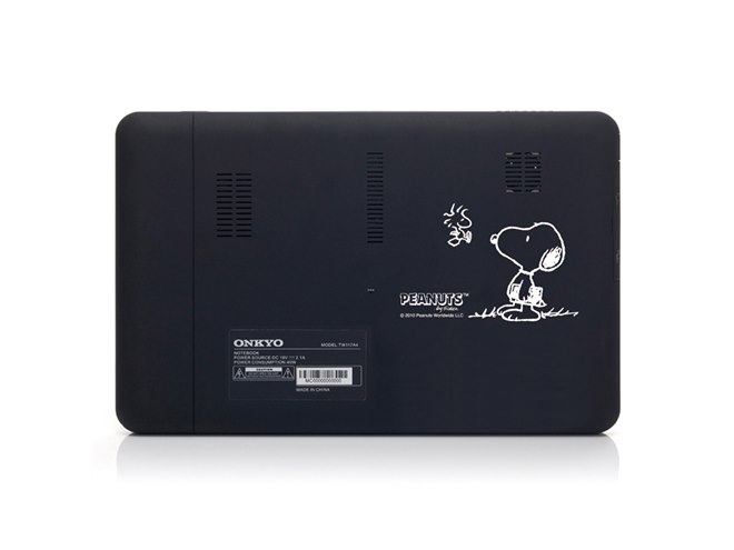 ピーナッツ60周年記念　PC スヌーピー モバイルノートパソコン　未使用　新品 オンキヨーが『スヌーピー』生誕60周年記念オリジナルスレートPC
