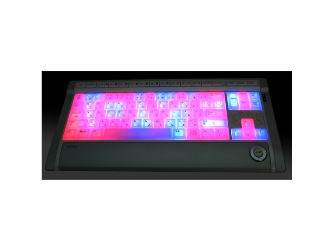 ハンファ、虹色に光るキーボード「LUXEED U7」 - 価格.com