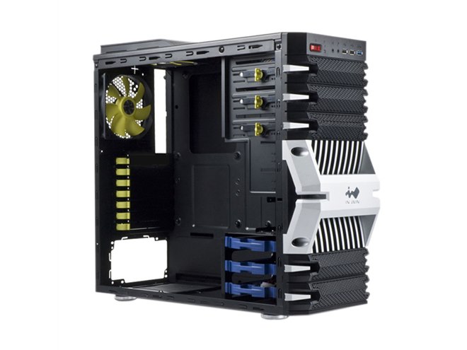 IN WIN、荒々しいデザインのミドルタワーケース - 価格.com