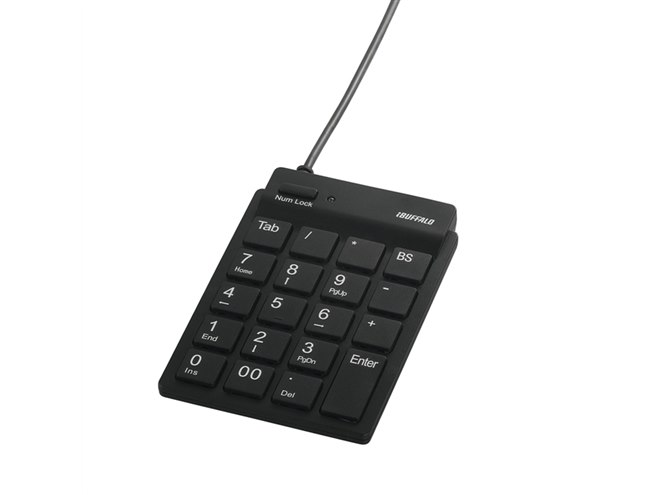 (未使用･未開封品)　iBUFFALO テンキーボード Mac用 USB接続 スリム 独立キー シルバー BSTK08MSV 7z28pnb Buffalo - iBUFFALO テンキーキーボード BSTK08MSV Mac用 USB