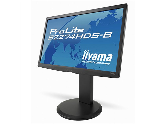 iiyama、90度回転ピボット対応の21.5型フルHD液晶 - 価格.com
