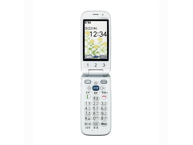 NTT docomo らくらくホン ホワイト ドコモ、らくらくホン ベーシック3に新色を追加 - 価格.com