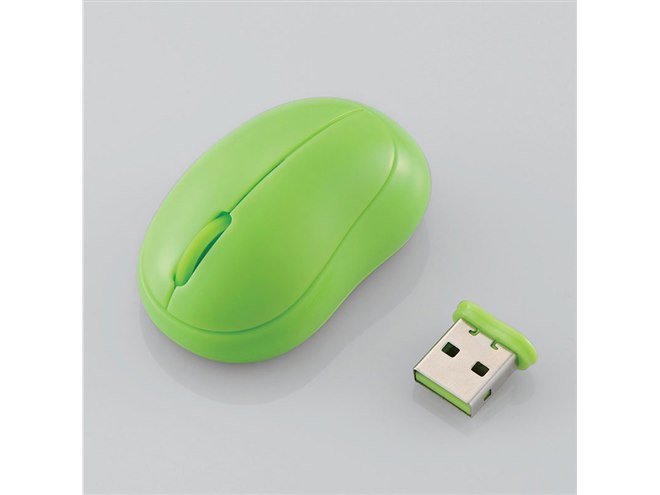 マウス ワイヤレスマウス USBマウス Mouse おしゃれ　グリーン　イエロー エレコム、豆をモチーフにしたワイヤレスマウス - 価格.com