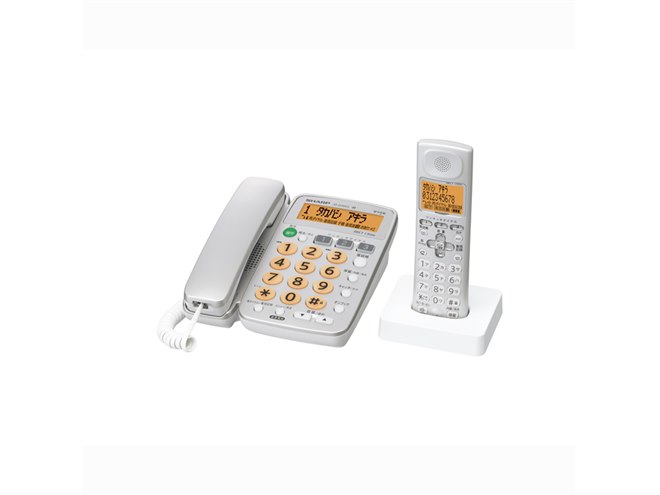 シャープ、カラバリ3色のDECT 1.9GHz方式採用コードレス電話機 - 価格.com