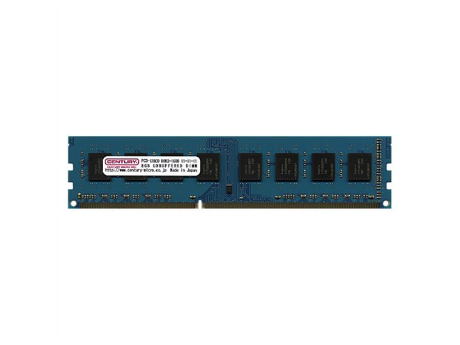 センチュリーマイクロ、1枚あたり8GBのDDR3メモリー - 価格.com