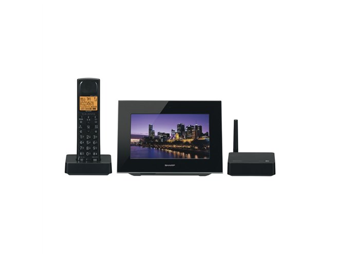シャープ、設置場所を自由に選べるフォトフレーム機能付き電話機