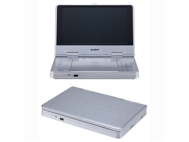 BLUEDOT、フルセグ&ワンセグ対応の9型ポータブルDVDプレーヤー - 価格.com