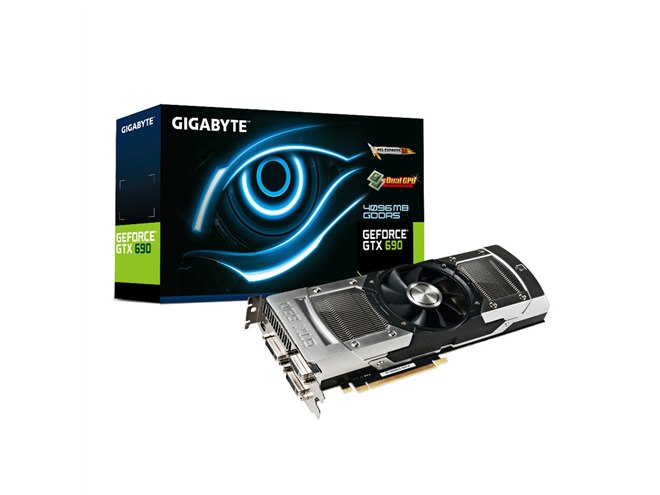 GIGABYTE、実売10万円のGeForce GTX 690搭載モデルなどVGA2機種