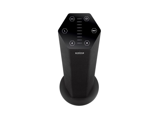 クリエイティブ、縦長ボディのUSBスピーカー「Sound BlasterAxx