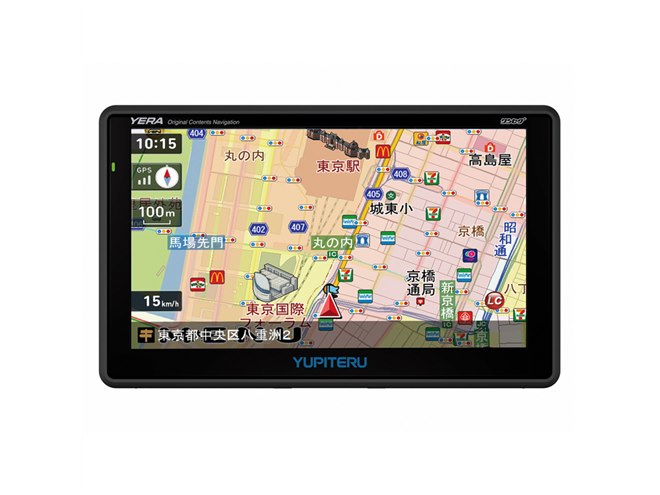 ユピテル、2012年春版「マップルナビ」を収録した6型ポータブルナビ