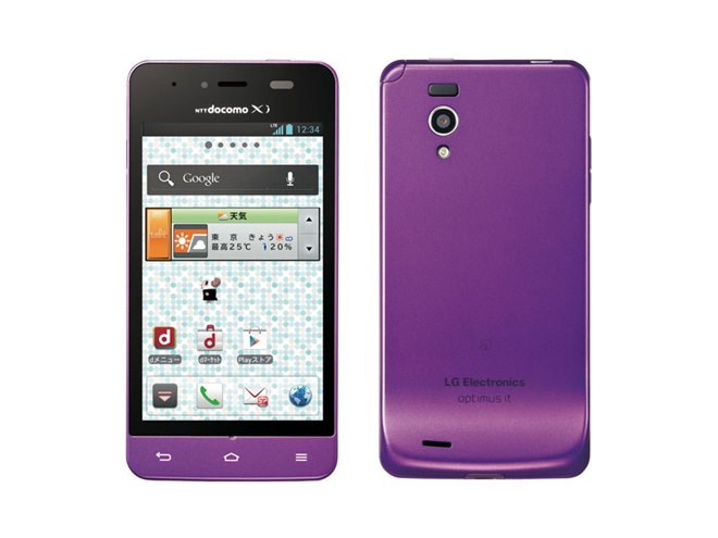 ドコモ、幅62mmの「Optimus it L-05D」を6/30に発売 - 価格.com