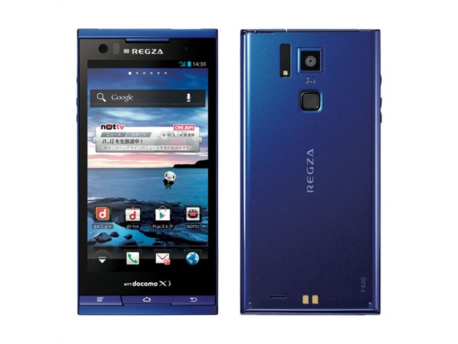 ドコモ、Xi&NOTTV対応「REGZA Phone T-02D」の予約を7/21より開始