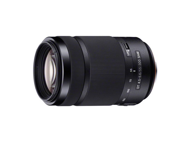 超望遠がこの価格で！SONY DT55-300F4.5-5.6SAM ソニー、APS-C専用望遠ズームレンズ「DT55-300mm F4.5-5.6 SAM