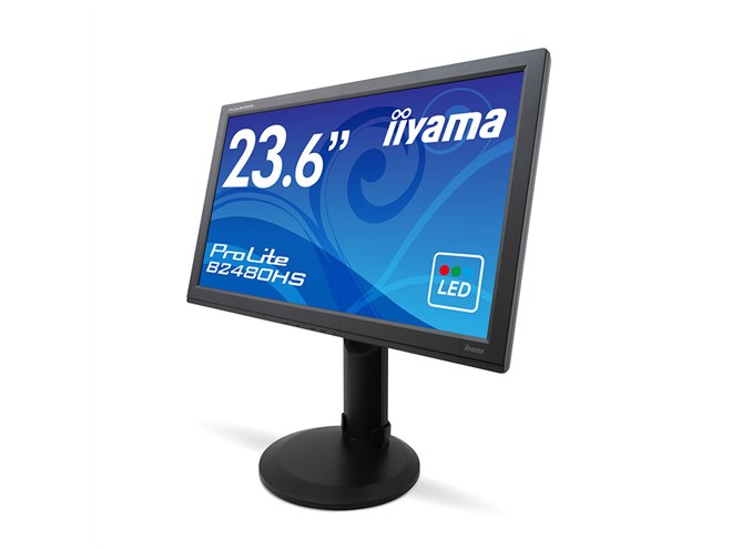 iiyama、昇降・ピボット機能対応の23.6型フルHD液晶 - 価格.com